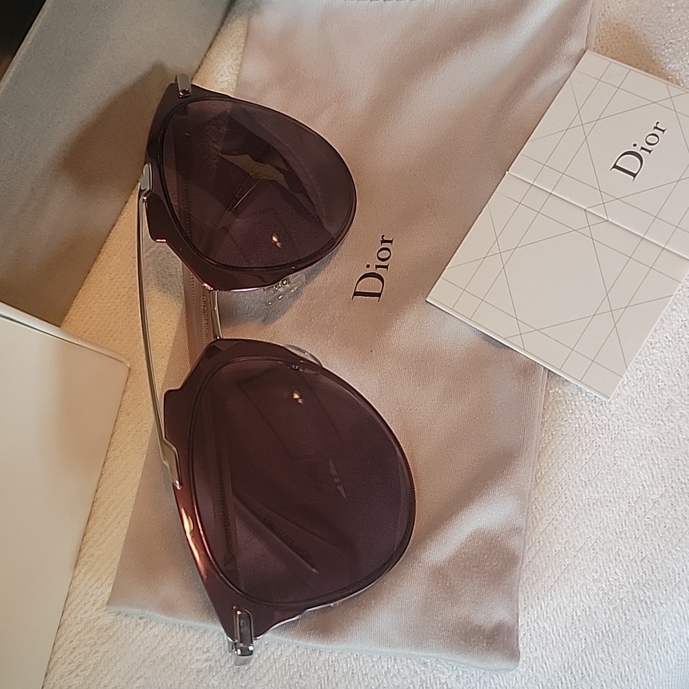 Dior purple sunglasses